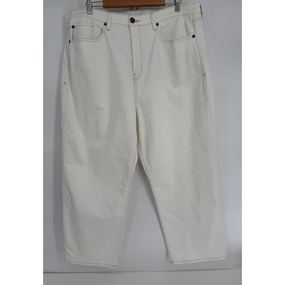 Torrid White High-Rise Straight Ankle Classic‎ Denim Womens Jeans Sz 20 NWT